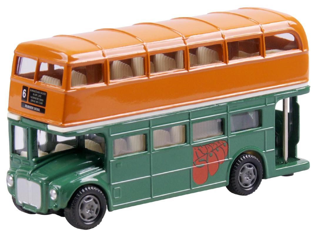 The Beatles Famous Covers 1:43 Scale Diecast Bus: Rubber Soul