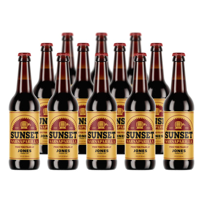 Fallout Sunset Sarsaparilla 12oz Jones Soda | 12 Pack