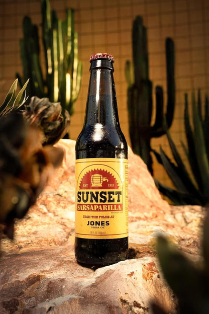 Fallout Sunset Sarsaparilla 12oz Jones Soda | 12 Pack
