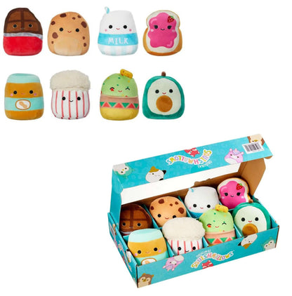 Squishmallows 5 Inch Mini Plush 8 Pack | Food