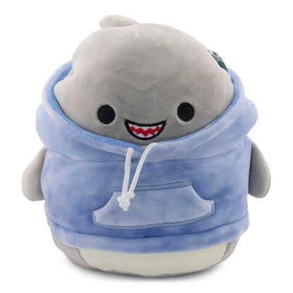 Squishmallows Hoodie Squad 8 Inch Plush | Gordon The Shark