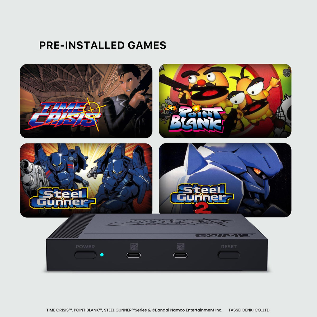 GAIME Time Crisis Ultimate Pack Game Console With Two Lightguns