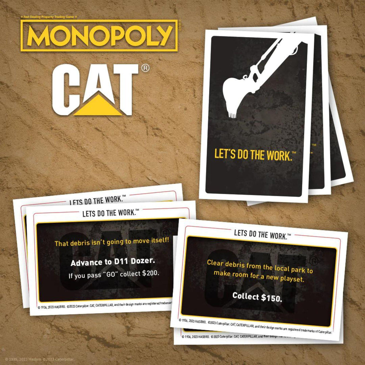 Caterpiller Monopoly Board Game