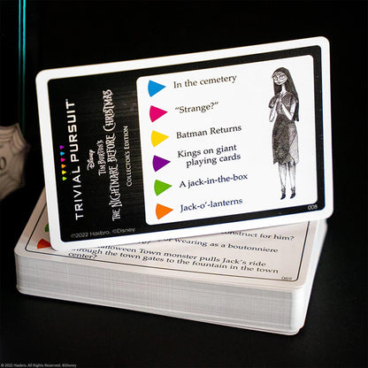 Nightmare Before Christmas Trivial Pursuit Board Game | Travel Edition